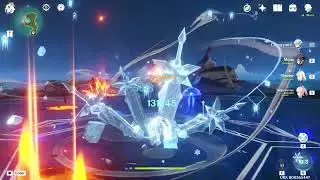 Chongyun 130K Burst But it is a little different from usual