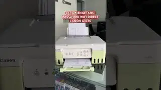 CARA MENGETAHUI PASSWORD WIFI DIRECT G3730 #canonG3730
