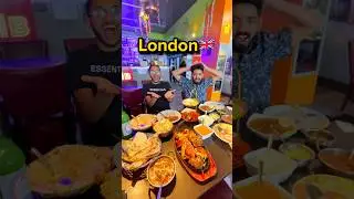 🌶️London లో Spicy Authentic Indian food😋❤️ #astamakhil #uk #teluguvlogs