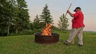 Camp Fire With Mary - In The Middle of Nowhere!