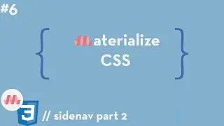 Materialize CSS #6 - Sidenav Part 2