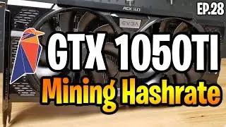 GTX 1050TI Mining Hashrate Testing & OverClock Settings