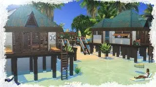 ☀️🌴SHABBY SULANI VILLAS 🌴☀️ || The Sims 4: Speed Build // ISLAND LIVING // NO CC - P1