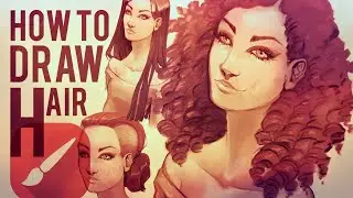 How to Draw Hair using Infinite Painter