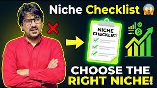 Before You Choose a Niche… Watch This Checklist ❌🔥