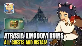 All Ruins of Atrasia Chests and Vistas Locations 【Ni no Kuni: Cross Worlds】