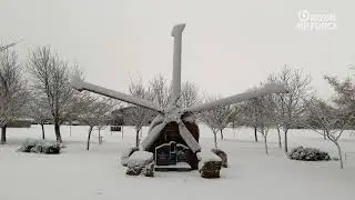 RAF Odiham in the Snow