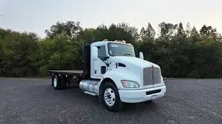 2018 Kenworth T270 2 Axle Flatbed Truck-U13198