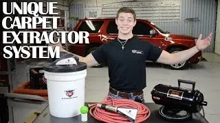 Auto Detailing Carpet Extractor - Piggy Back