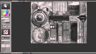 Modular Sci-Fi Set Wip 484 Blender 2.76