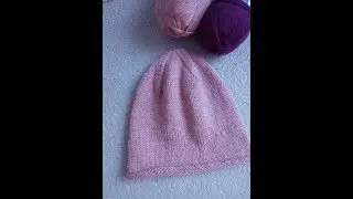 Вязаная шапка ( Бини). Вяжем макушку. Часть 1... Вязание спицами.