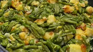ФАСОЛЬ-замороженная Стручковая с картофелем. Pastari inghetate cu cartofi