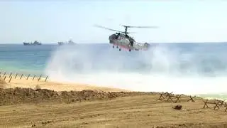 Массовая десантная операция морской пехоты России/Amphibious operation of the Russian marine corps