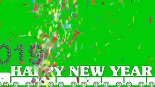 2019 green screen effects Happy new year