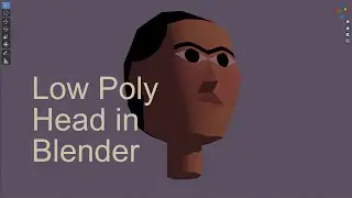 Low Poly Head in Blender