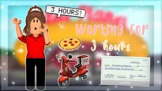 Working for 3 HOURS!? ||Roblox Bloxburg||