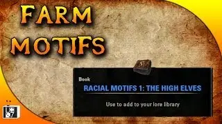 How to farm Motifs in Elder Scrolls Online - How to get racial styles for crafting