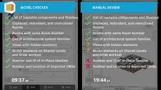 Revit Model Checker vs Manual Checking