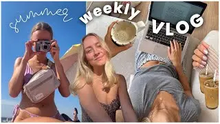 SUMMER WEEKLY VLOG - back home alone in Hamburg, pizza date, Baltic Sea weekend, tidying up & cle...