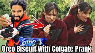 Oreo Biscuit With Colgate ToothPaste Prank on Strangers 