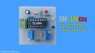 TL494 PWM Controller Frequency 500-100kHz | Schematic + PCB