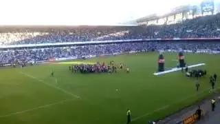 Празднование на поле