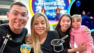 SARAH E ELOAH FORAM PARA O SHOW DE MÁGICA COM SEUS PAIS - Família Araújo
