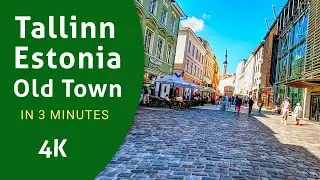 [4K] Tallinn, Estonia in 3 minutes | Best places in the Old Town