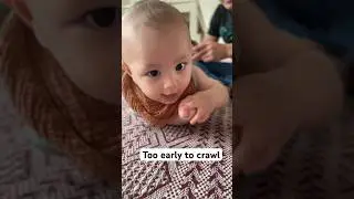 When you 4 month old can crawl and talk to the camera 🙈 #babyboy #cameraready #fyp #foryou