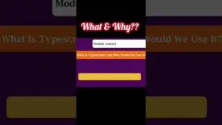 Typscript tutorials|Introduction #2024 #typescript #education #explanation #tutorial #angular_js
