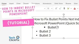 How to Indent Bullet Points in Microsoft PowerPoint (Tutorial)