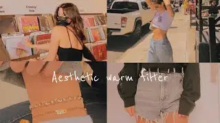 Aesthetic warm filter | VSCO Tutorial
