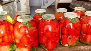 The most delicious pickled tomatoes that are eaten first 