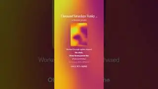 Thousand Saturdays - energy - [Eniverse Encoded x Suno]
