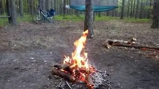 Ноч в гамаку.
