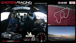 Drifting in a Dodge Charger Hellcat