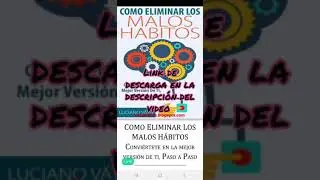 Como eliminar los malos hábitos  pdf  Luciano v.