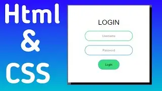 Animated login form 