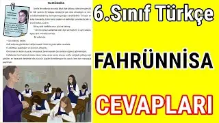 6. Sınıf Fahrunnisa Cevapları