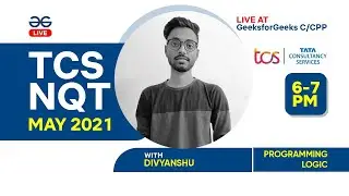 TCS NQT Programming Logic solving | GeeksforGeeks C/CPP