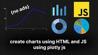 Create Charts using HTML and JS  | using Plotly js