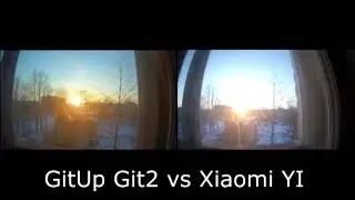 GitUp2 with Gyro vs Xiaomi YI