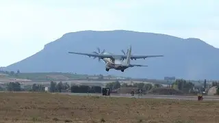 AFW 2023 Spanish Air Force Casa C-295M takeoff at Tanagra Air Base