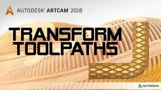طريقه عمل خطوط على شكل ثرى دى | artcam transform toolpath