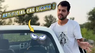 Monster Eye lights for Car | Light Installation