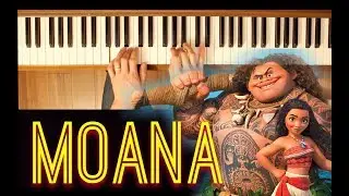 You're Welcome (Moana) [Easy-Intermediate Piano Tutorial]