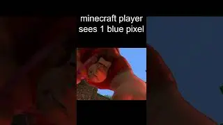 Minecraft falling meme 😂 #Shorts
