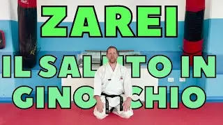 Il saluto in ginocchio del Karate