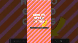 How to get rid of the floating toolbar in Photoshop!