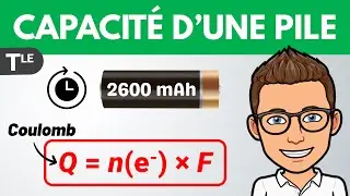 Calculer ✅ CAPACITÉ ÉLECTRIQUE d'une PILE | Terminale spécialité Chimie